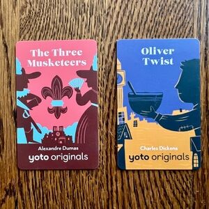 Yoto Story Cards - The Three Musketeers & Oliver Twist